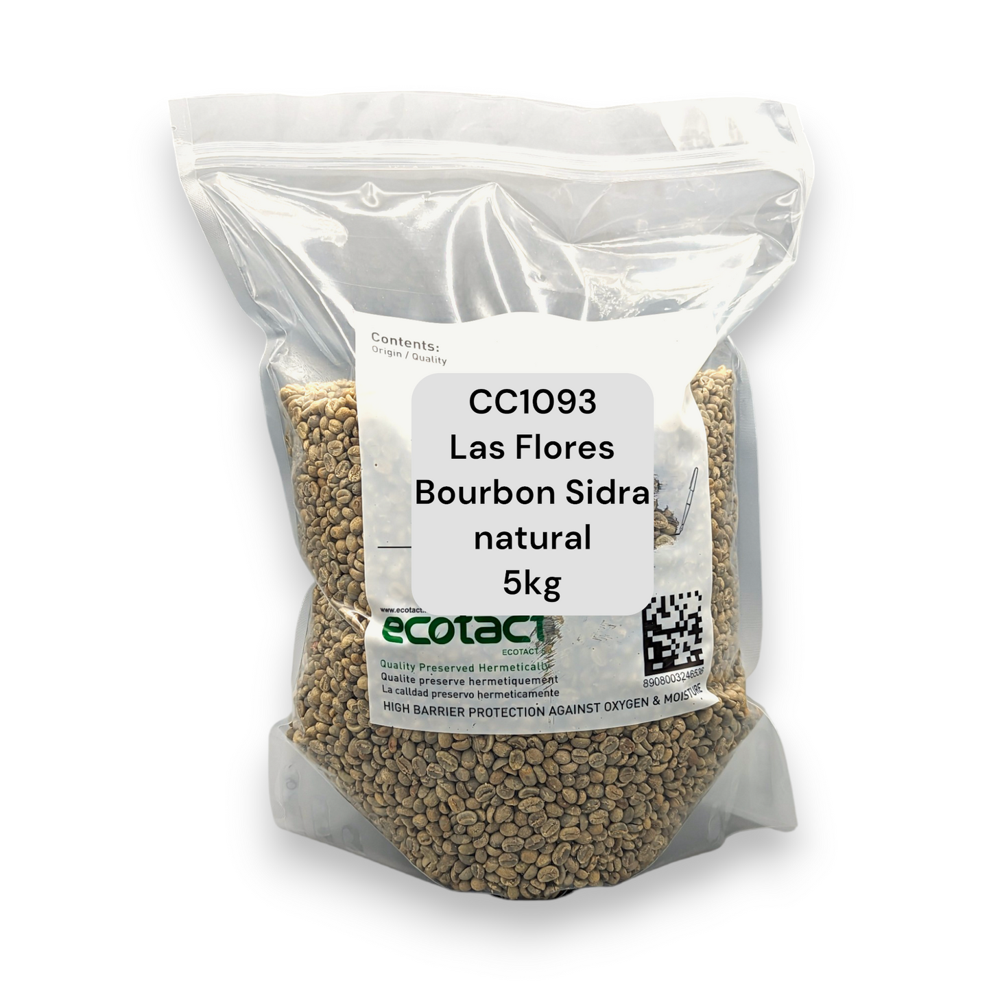Rohkaffee - Kolumbien - Las Flores - Bourbon Sidra - Natural