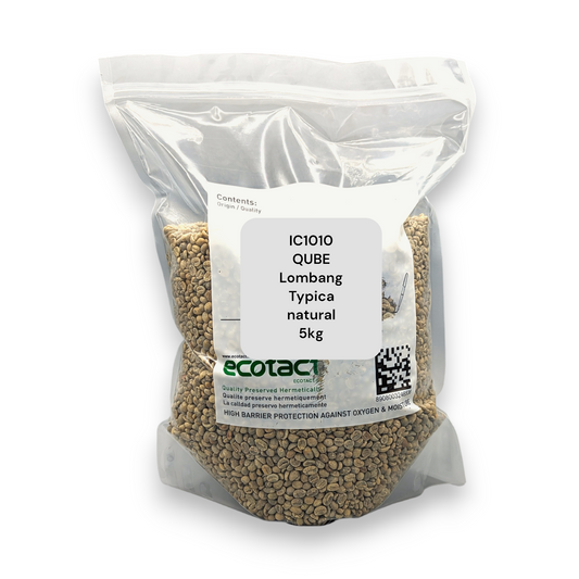 Rohkaffee - Indonesien -  QUBE - Lombang - Jayagiri Lot 58 - Typica - Natural