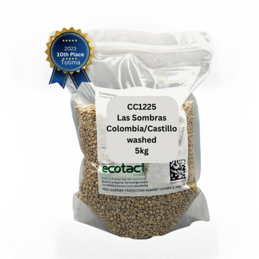 Rohkaffee - Kolumbien - Las Sombras - Castillo/Colombia - washed