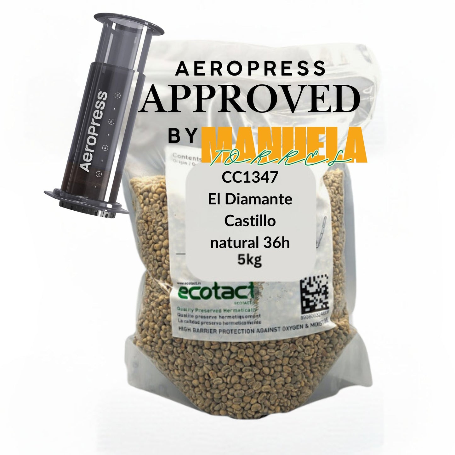 Probepackung - El Diamante - Manuela Torres Gaviria - Aeropress Wettbewerbs-Kaffee