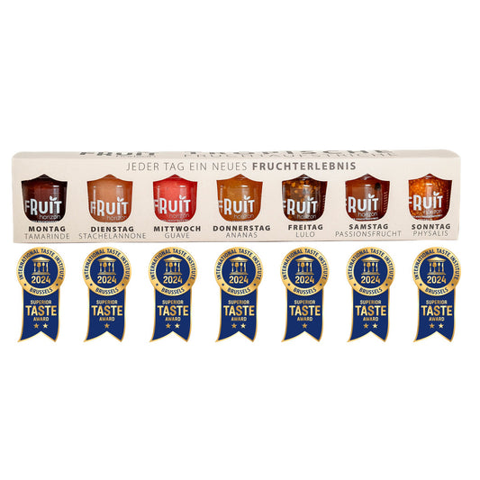 Fruit Horizon - Tropischer Fruchtaufstrich - Alle 7 Sorten 40g