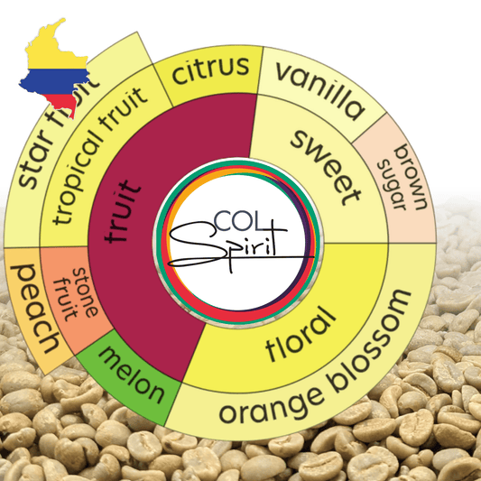 Rohkaffee - Kolumbien - Las Brisas - Chiroso - Gewaschen