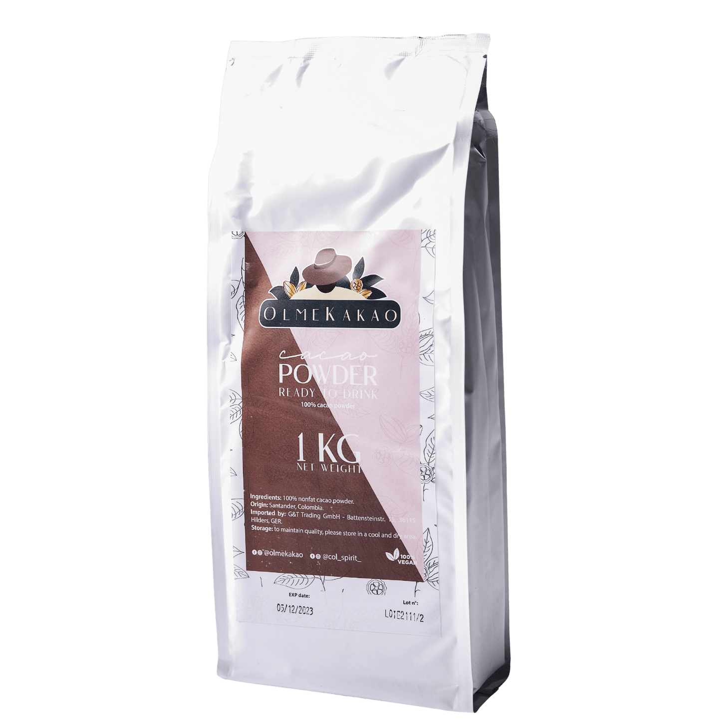 Olmekakao Trinkschokolade 100% 1 kg