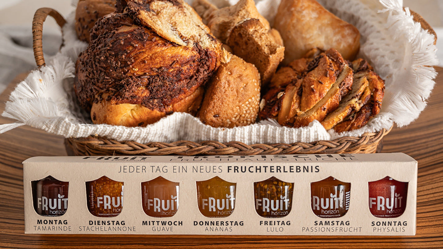 Fruit Horizon - Tropischer Fruchtaufstrich - Alle 7 Sorten 40g