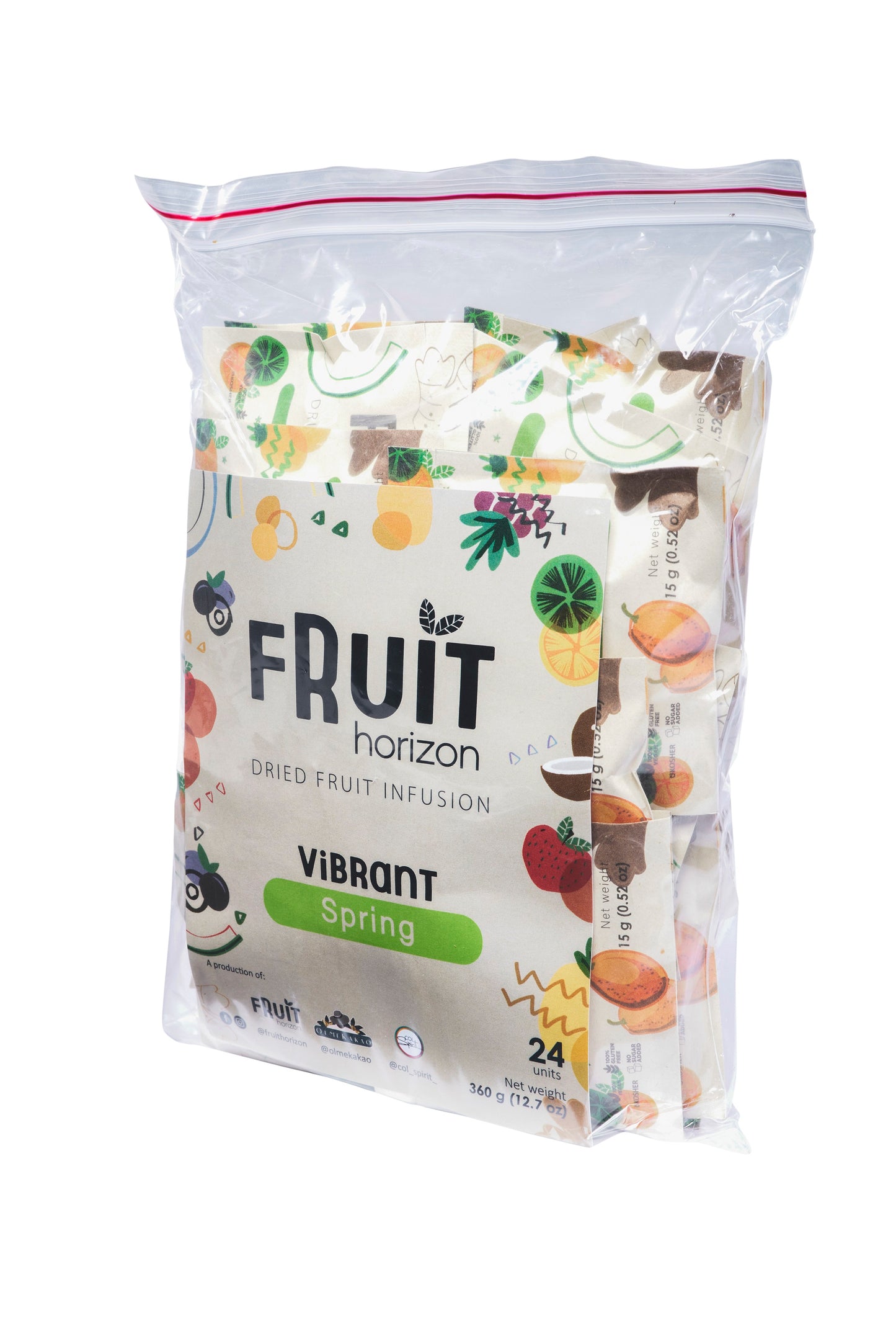 Fruit Horizon Frucht Infusion / Früchtetee "Vibrant" 24 Stück (Nachfüllpack für Geschenkebox)