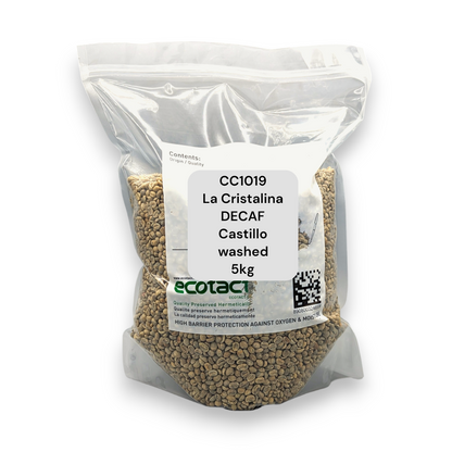 Rohkaffee - Kolumbien - La Cristalina - entkoffeiniert (DECAF) - Gewaschen