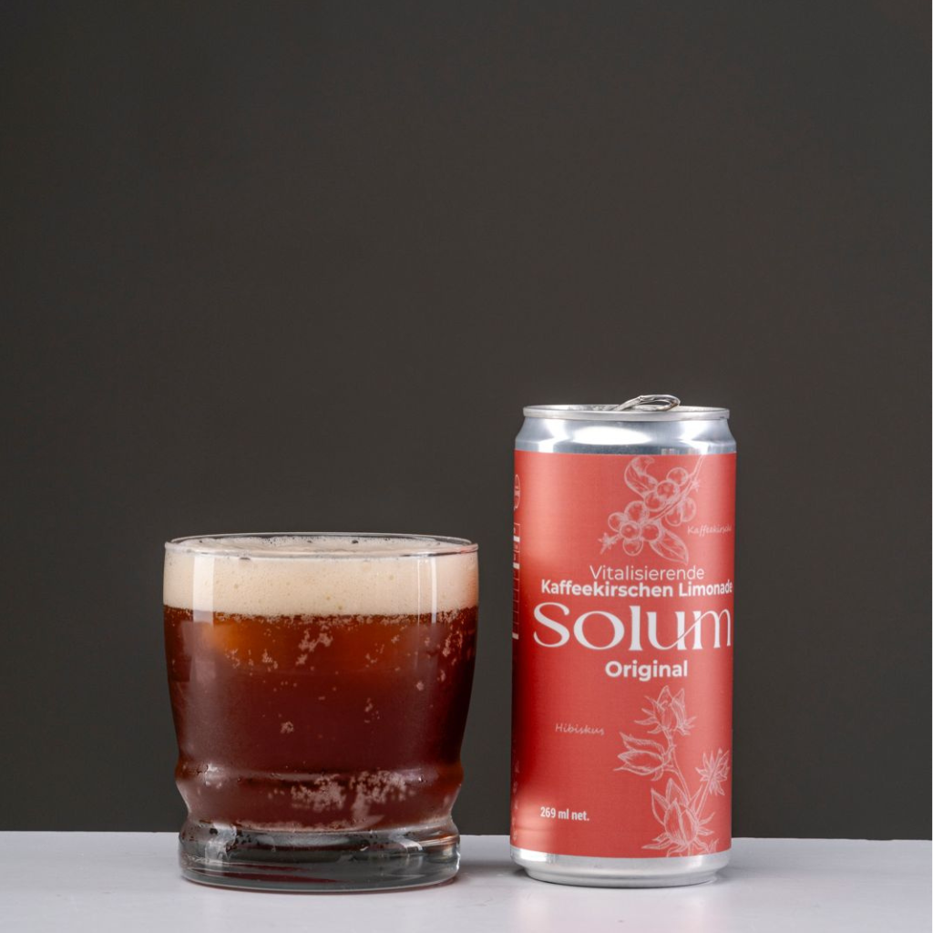 Solum Coffee Cherry Lemonade Original - carbonated soft drink with caffeine