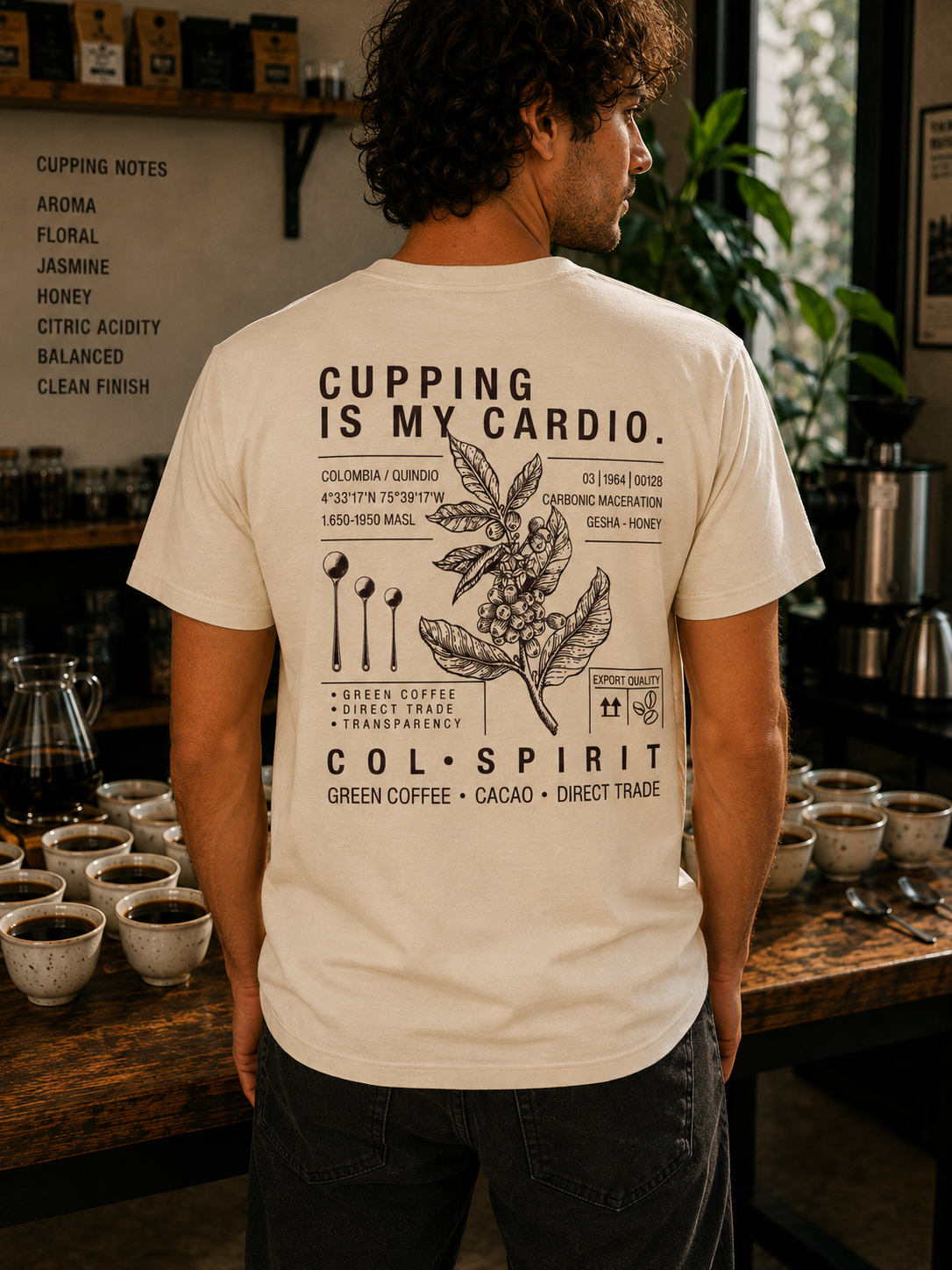 "Cupping Is My Cardio" Herren T-Shirt