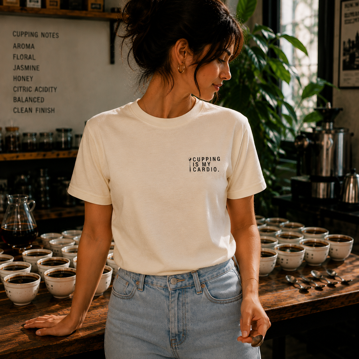 "Cupping Is My Cardio" Damen T-Shirt