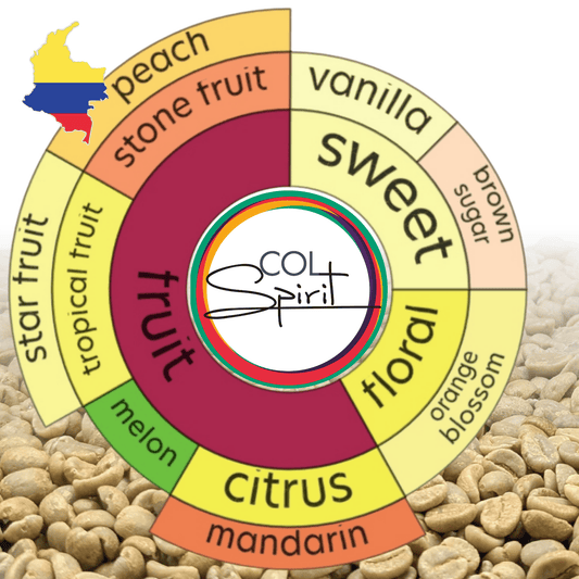 Green coffee - Colombia - Las Brisas - Chiroso - Washed