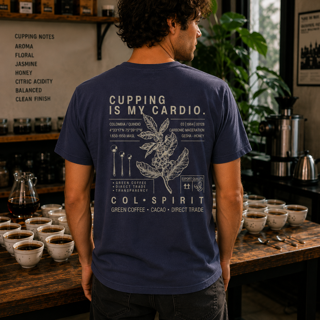 "Cupping Is My Cardio" Herren T-Shirt