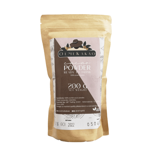 Olmekakao Cocoa Powder 100% 0,2 kg Doypack