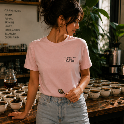 "Cupping Is My Cardio" Damen T-Shirt