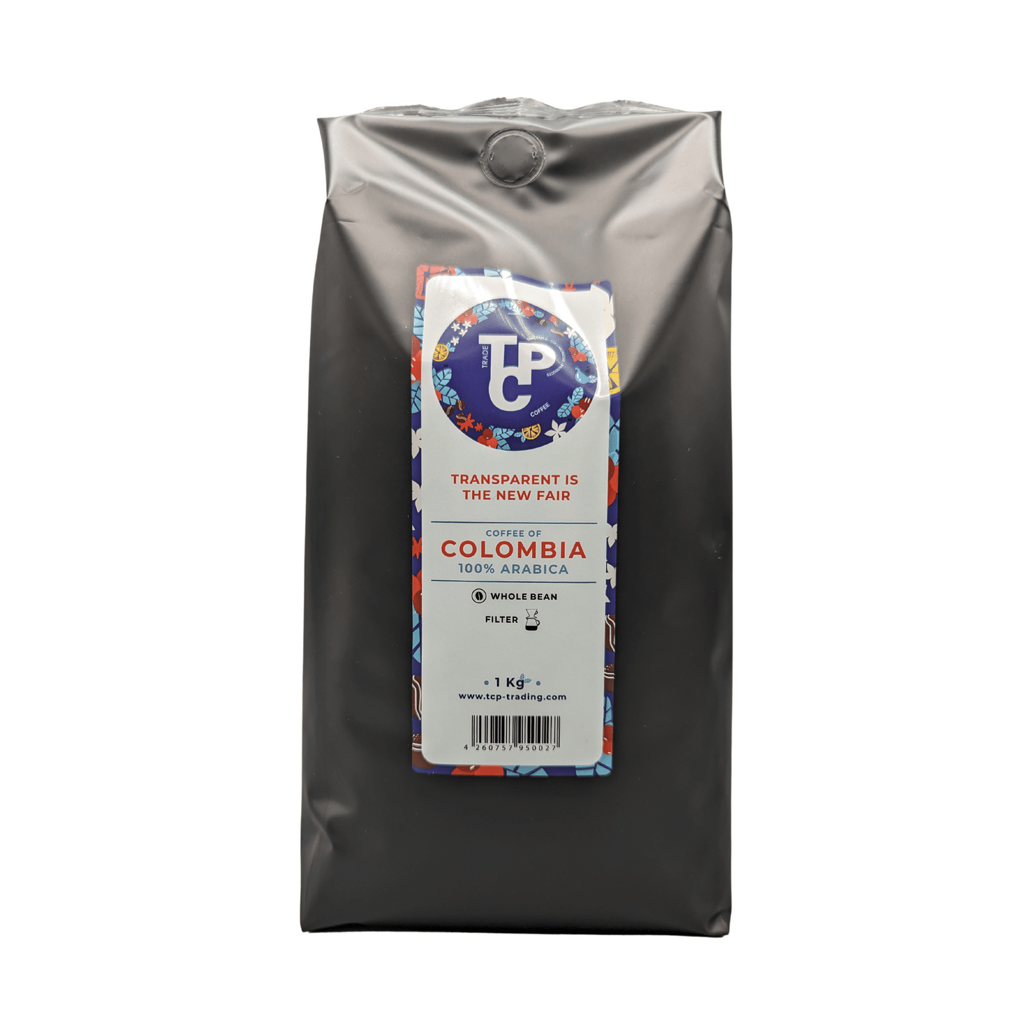 TCP roasted coffee - Cafe Crema - 1kg whole bean