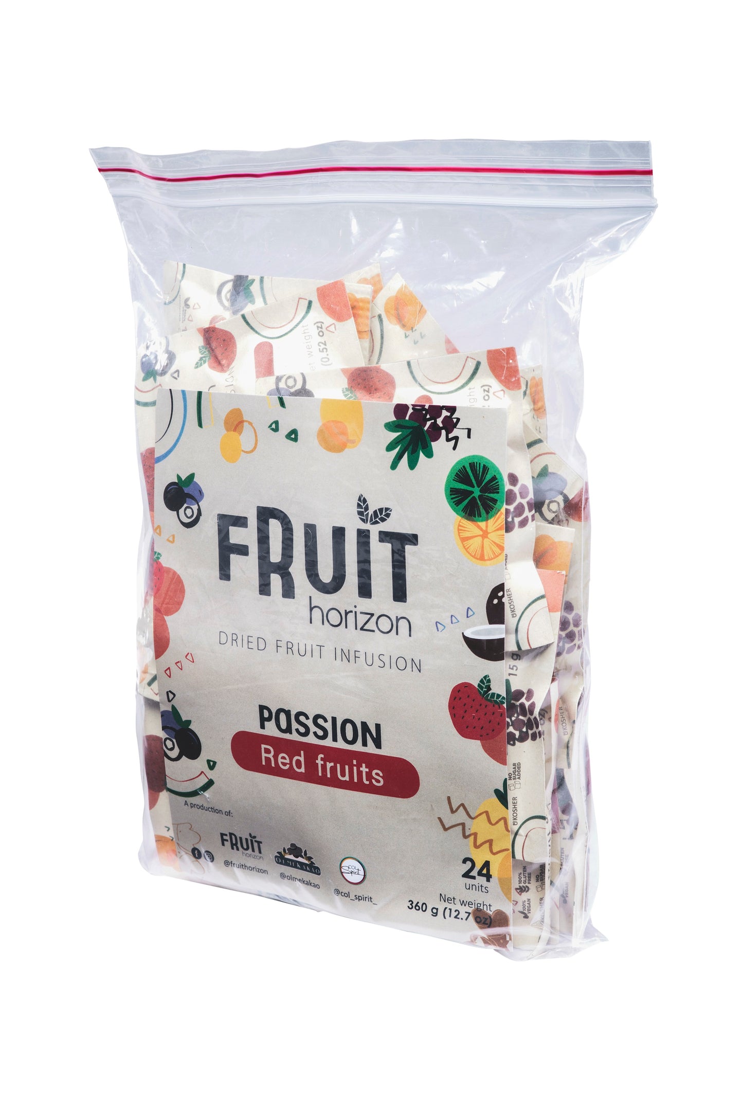Fruit Horizon Frucht Infusion "Passion" 24 Stück (Nachfüllpack für Geschenkebox)