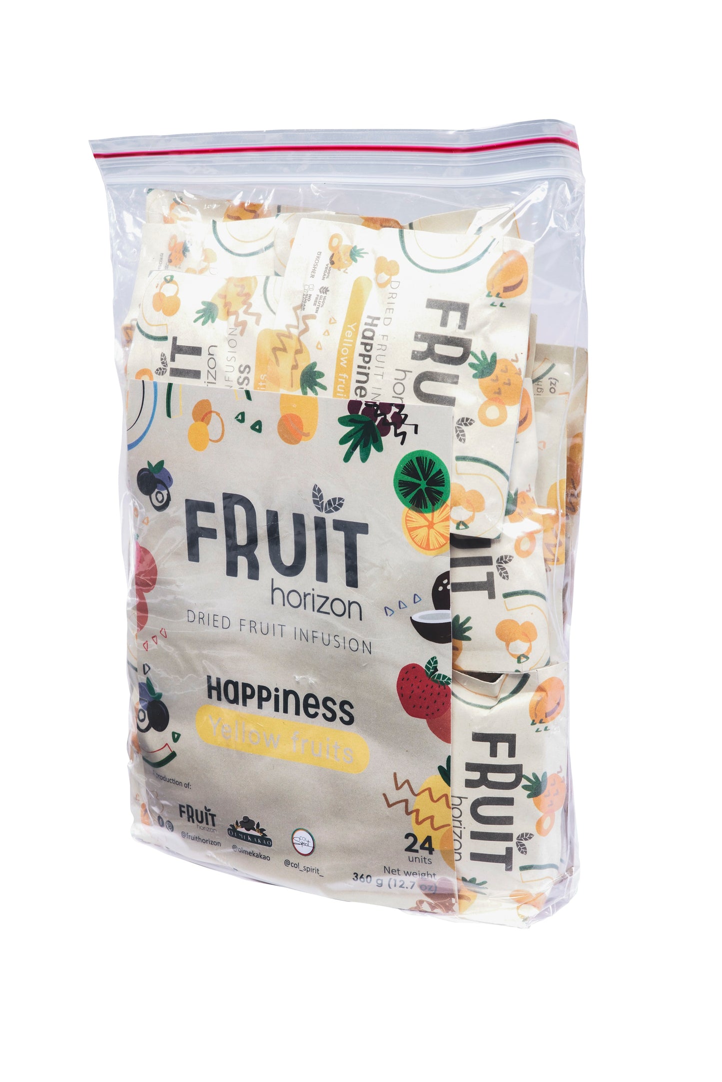 Fruit Horizon Frucht Infusion "Happiness" 24 Stück (Nachfüllpack für Geschenkebox)