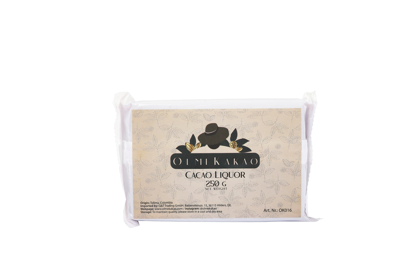 Olmecacao Cocoa Licor Bar 0.25 kg / bar